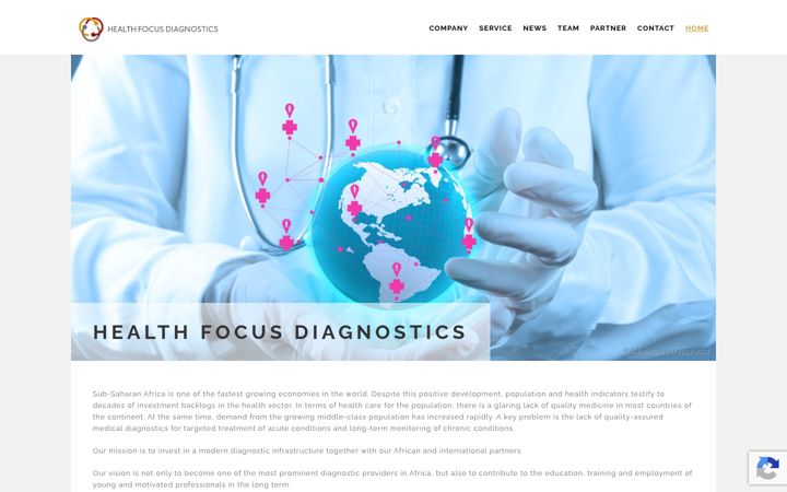 Screenshot of hf-diagnostics.com