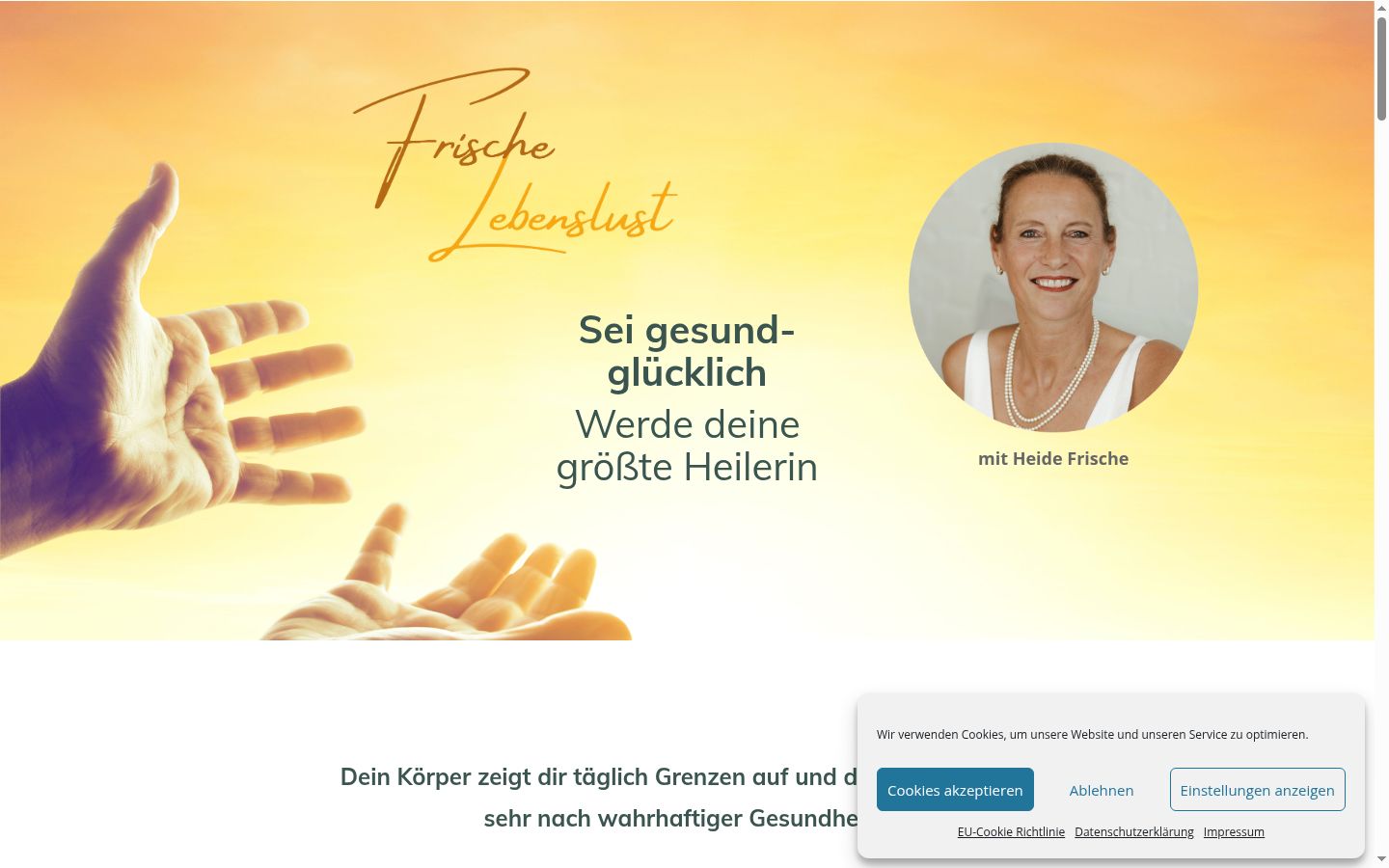 Screenshot van de toestemmingsbanner zoals getoond vóór enige interactie