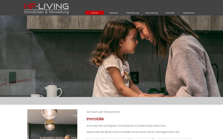 Screenshot of hf-living.de