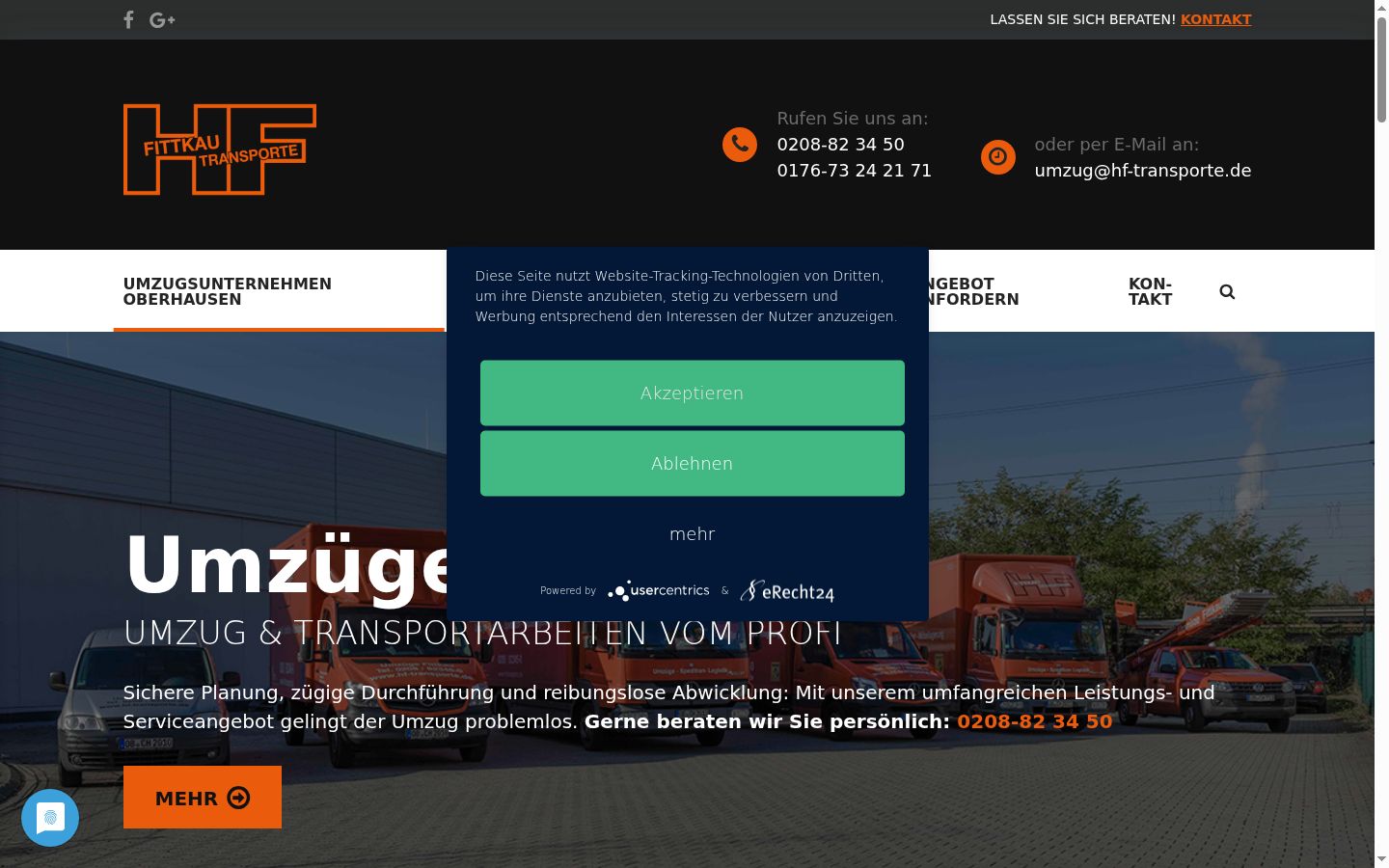 Screenshot tal-banner tal-kunsens muri qabel kwalunkwe interazzjoni
