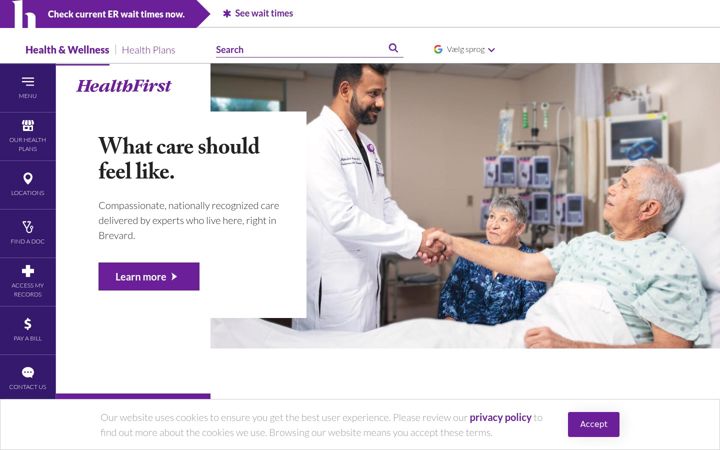 Screenshot of hf.org