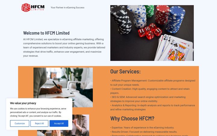 Screenshot of hfcm.net