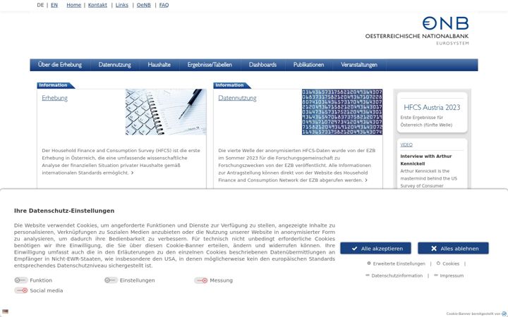 Screenshot of hfcs.at