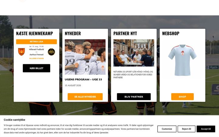 Screenshot of hfelite.dk
