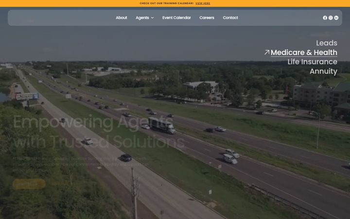 Screenshot of hfgagents.com