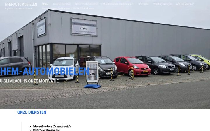 Screenshot of hfm-automobielen.com