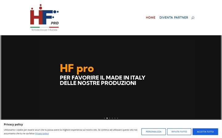 Screenshot of hfpro.it