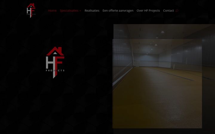 Screenshot of hfprojects.be