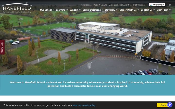 Screenshot of hfschool.org.uk