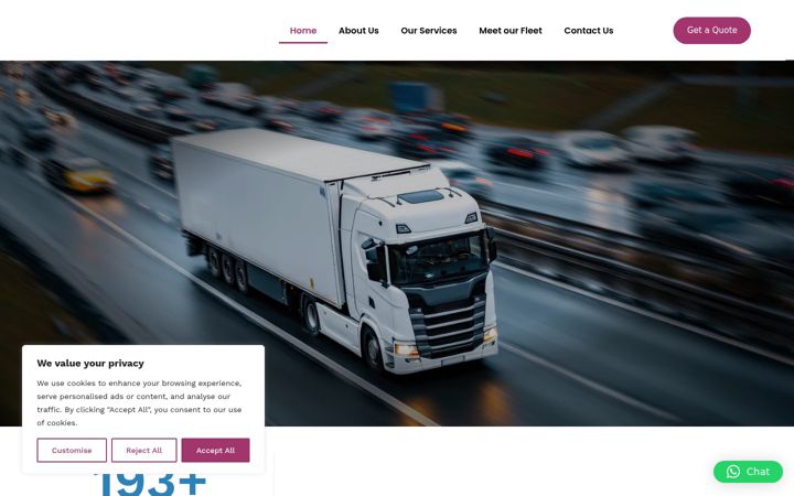 Screenshot of hfuenterprise.com