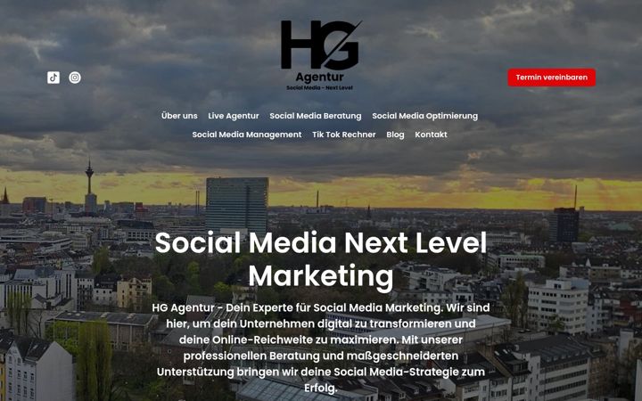Ekrānuzņēmums no hg-agency.com