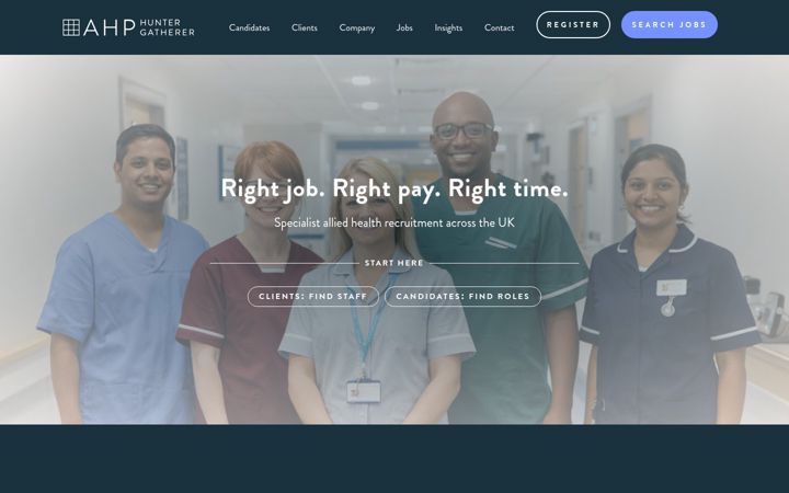 Screenshot of hg-ahp.com