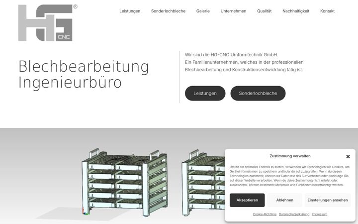 Screenshot of hg-cnc.de