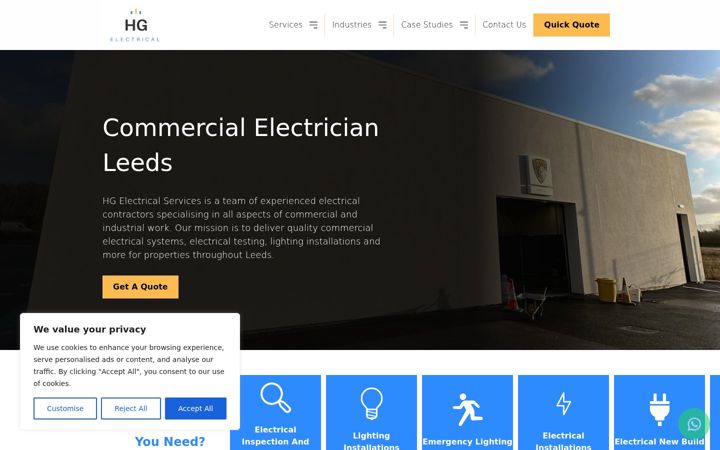 Screenshot of hg-es.co.uk