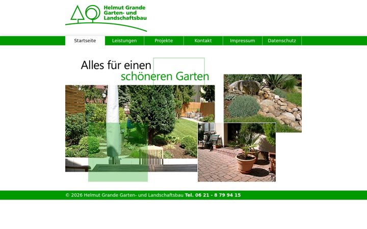 Screenshot of hg-galabau.de