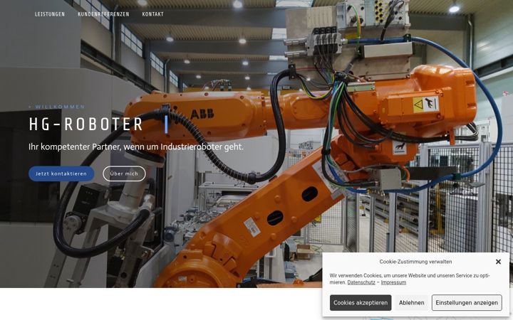 Screenshot of hg-roboter.de
