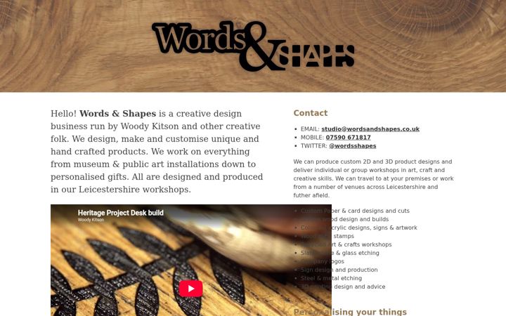 Screenshot of hgandg.co.uk