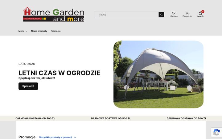 Screenshot of hgandmore.pl