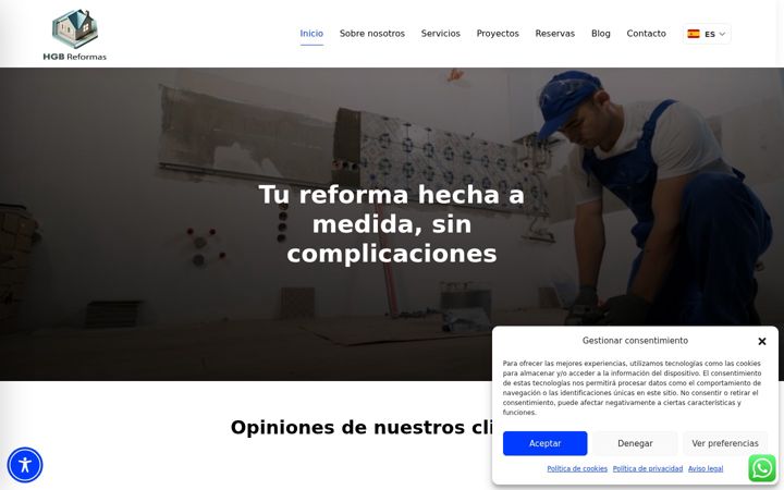 Screenshot of hgbreformas.com