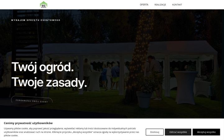 Screenshot of hgevents.pl