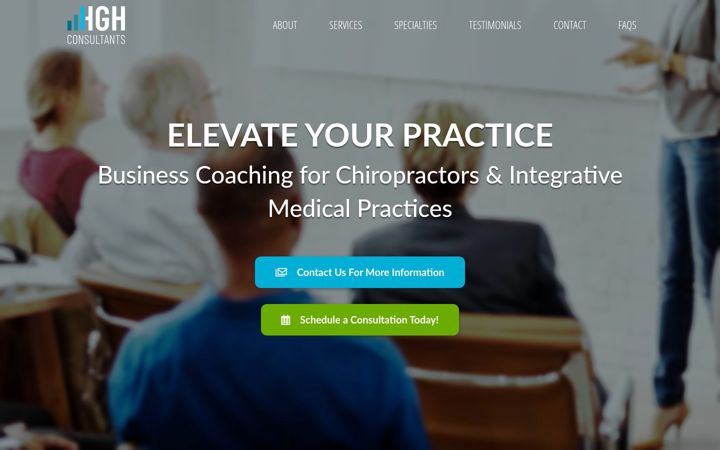 Screenshot of hghconsultants.com
