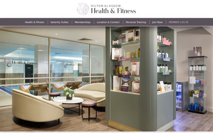 Screenshot of hghealthandfitness.com