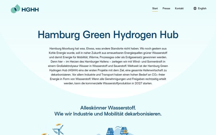 Screenshot of hghh.eu