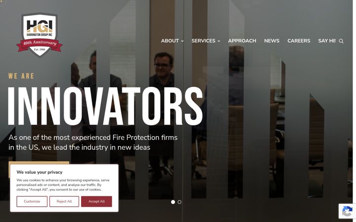 Screenshot of hgi-fire.com