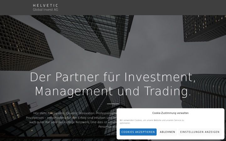 Screenshot of hgiag.com
