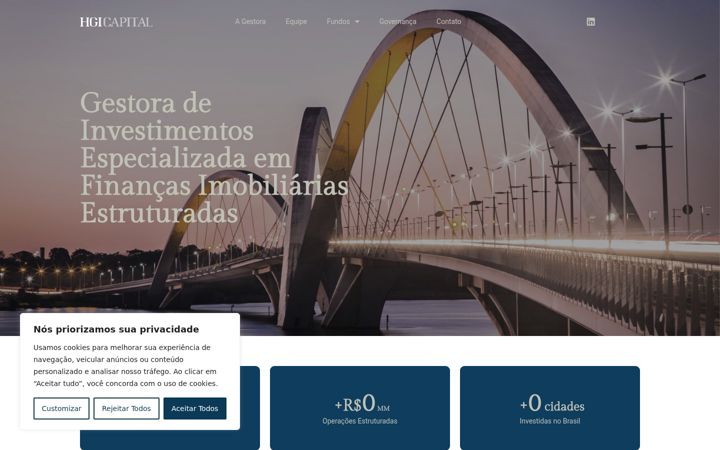 Screenshot of hgicapital.com.br