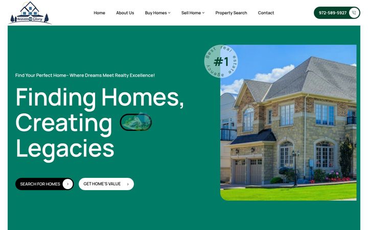 Screenshot of hgloryhomes.com