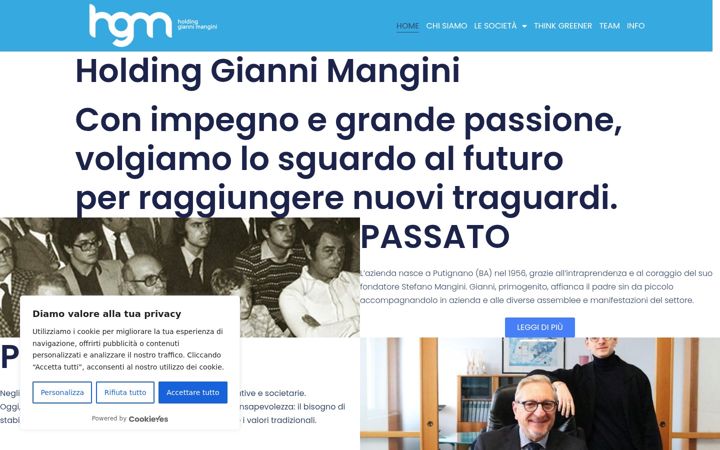Screenshot of hgmsrl.com
