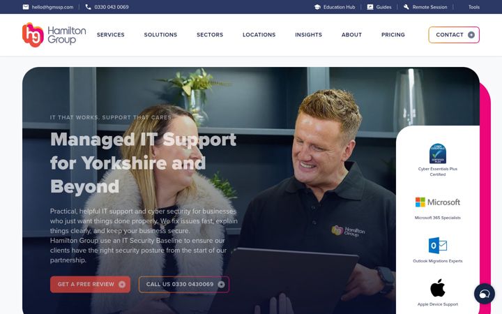 Screenshot of hgmssp.com