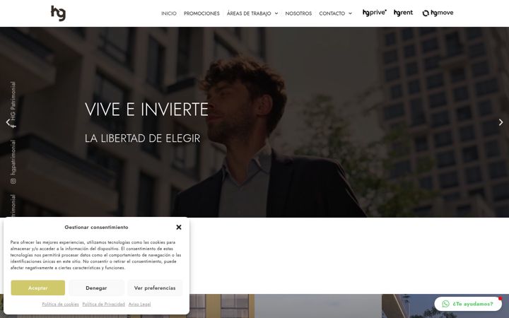Screenshot of hgpatrimonial.com