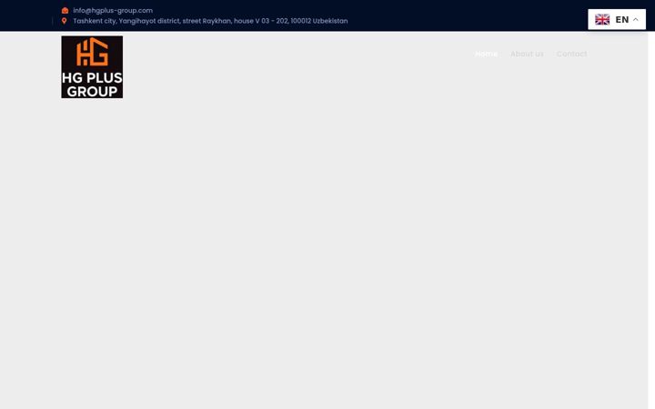 Screenshot of hgplus-group.com