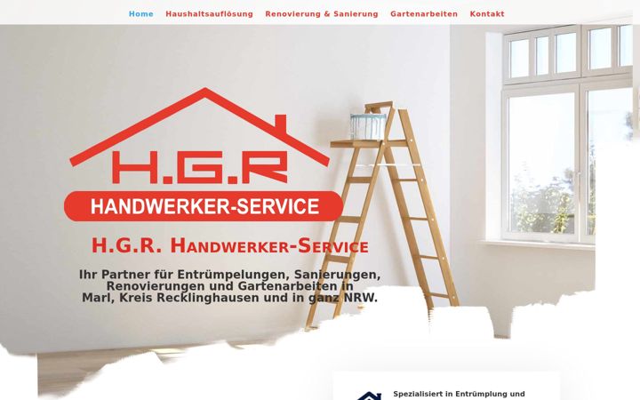 Screenshot of hgr-handwerkerservice.de