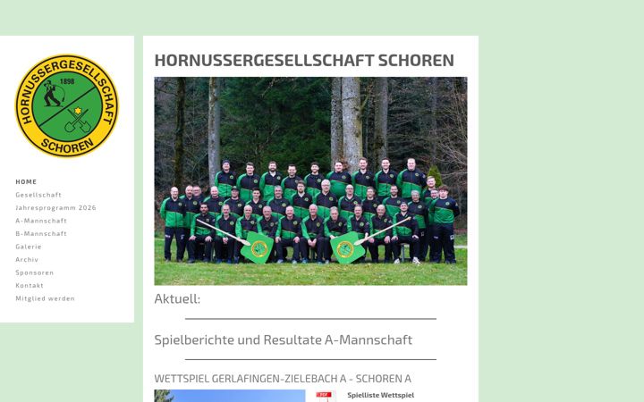 Screenshot of hgschoren.ch