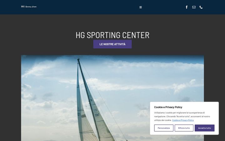 Screenshot of hgsportingcenter.it