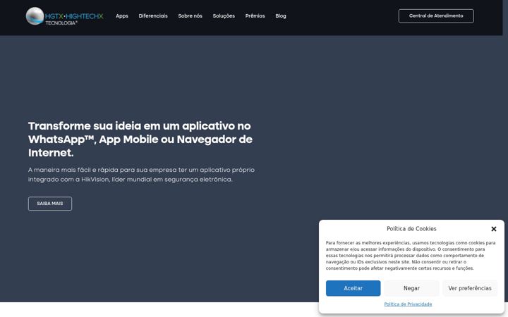 Screenshot of hgtx.com.br