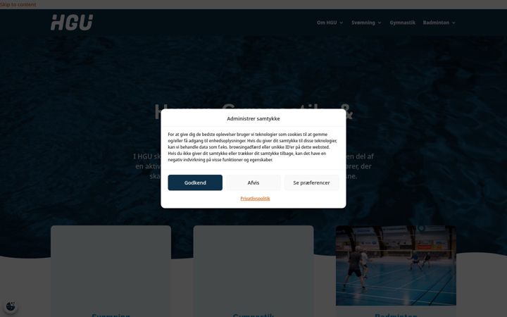 Screenshot of hgu-hurup.dk