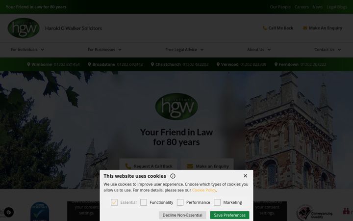 Screenshot of hgwalker.co.uk