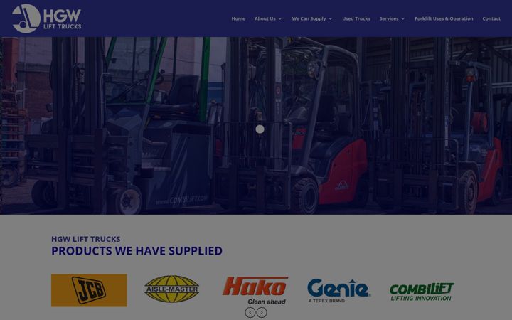Screenshot of hgwood.co.uk
