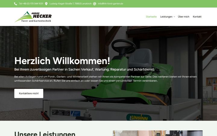 Screenshot of hh-forst-garten.de