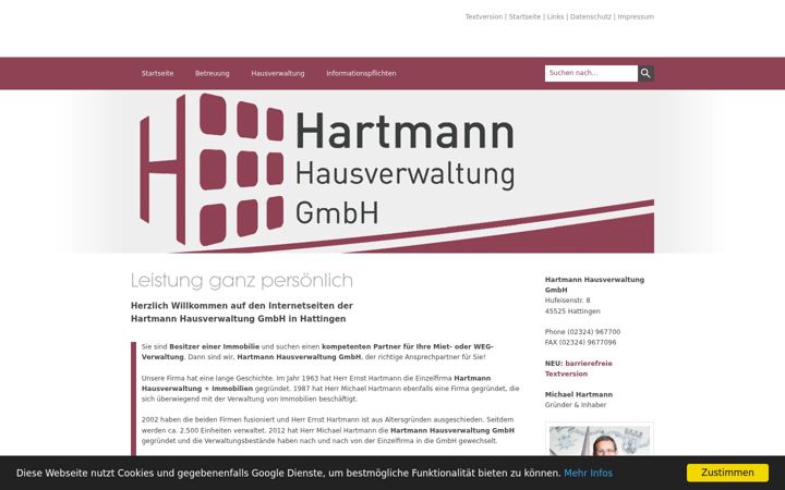 Screenshot of hh-hattingen.de