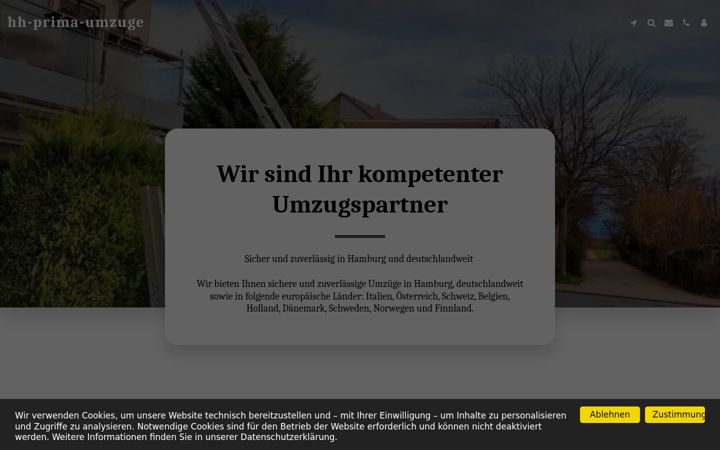 Screenshot of hh-prima-umzuge.de