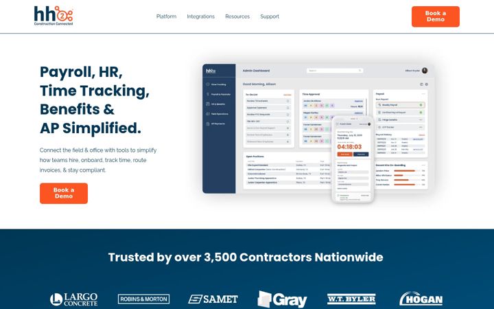 Screenshot of hh2.com