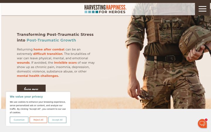 Screenshot of hh4heroes.org