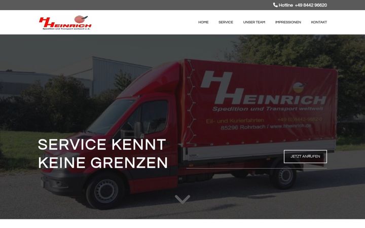 Screenshot of hheinrich.de
