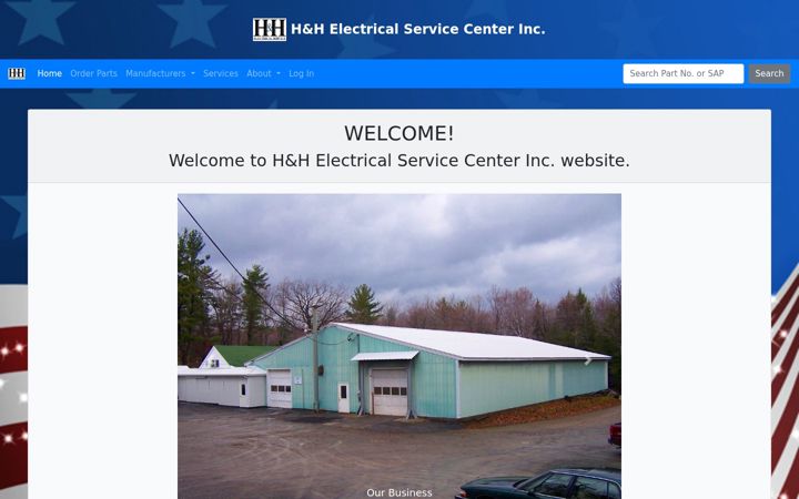 Screenshot of hhelectricalservice.com