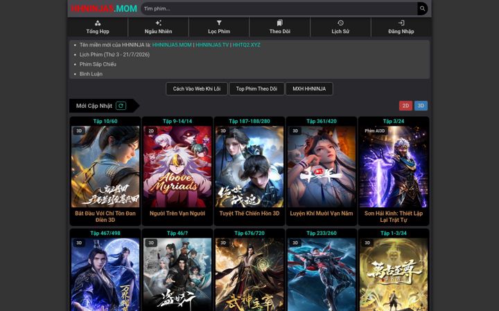 Screenshot of hhninja4.mom